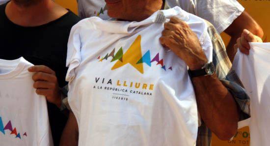 Imatge de la samarreta de la Diada d'enguany