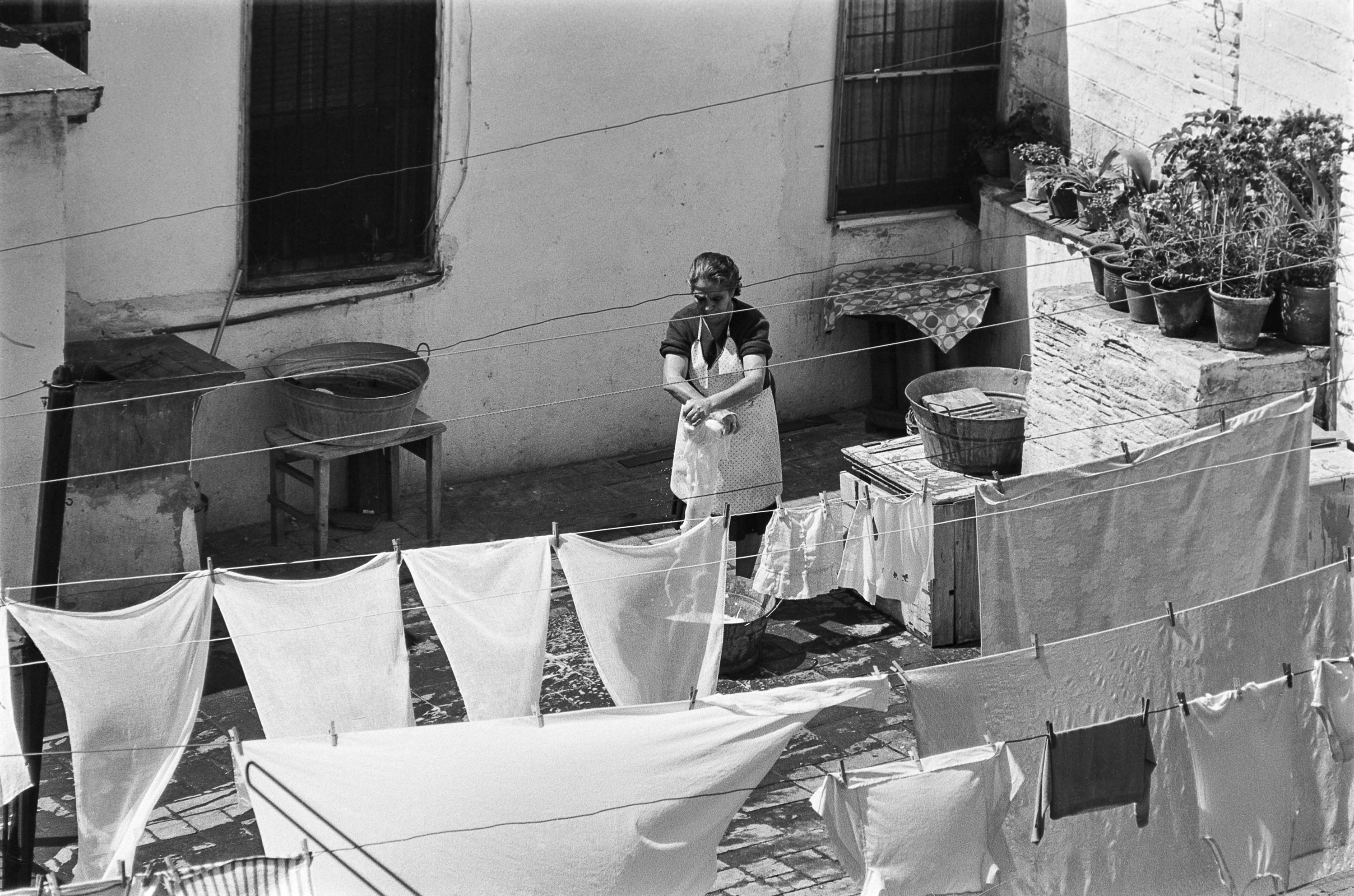 Terrat del carrer d'en Carabassa, 1966. (AFB. Carme Garcia)
