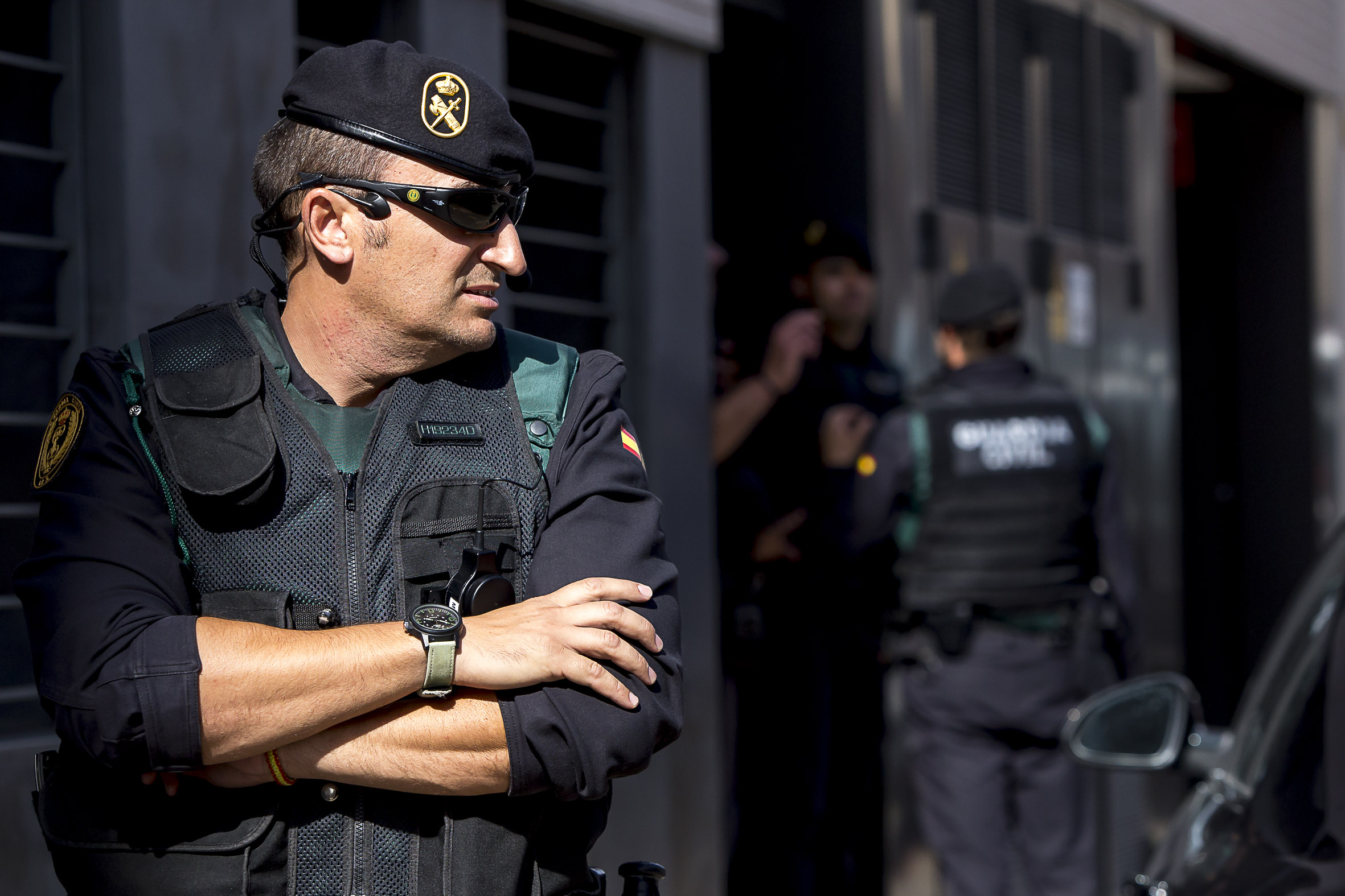 Una imatge d'arxiu d'agents de la Guàrdia Civil