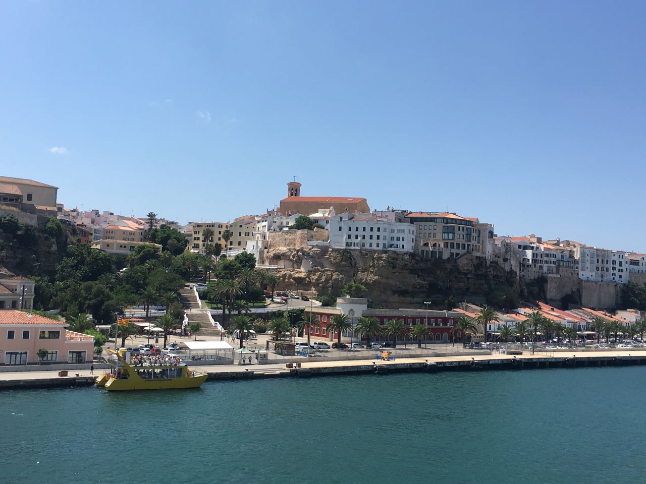Maó vista des del port