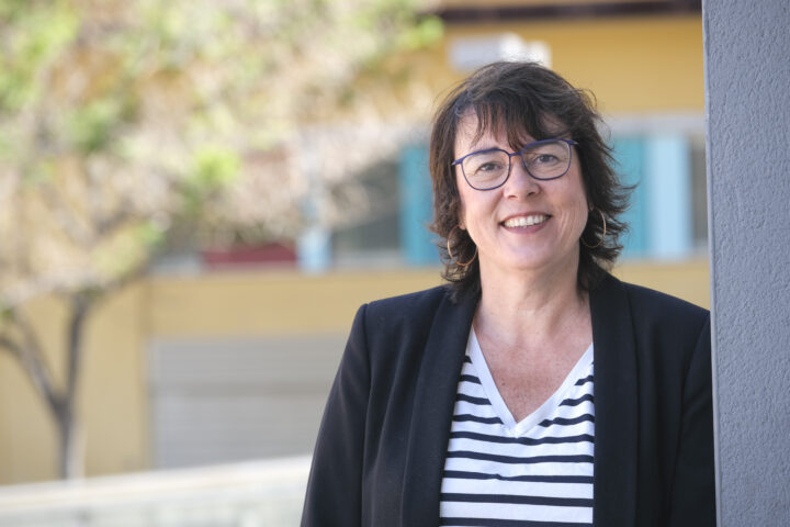 Diana Riba, ahir a Mataró (fotografia: Adiva Koenigsberg).